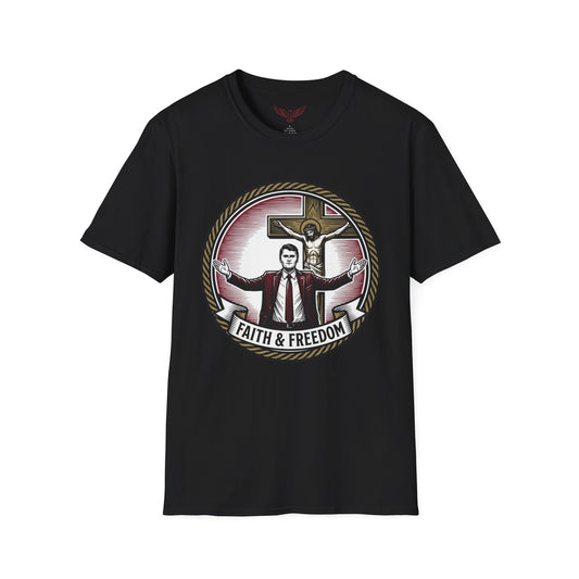 L&L T-Shirt - Charlie Kirk: Faith & Freedom