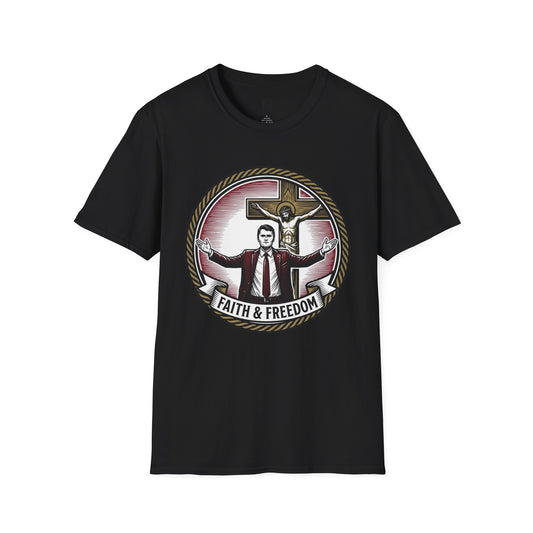 L&L T-Shirt - Charlie Kirk: Faith & Freedom