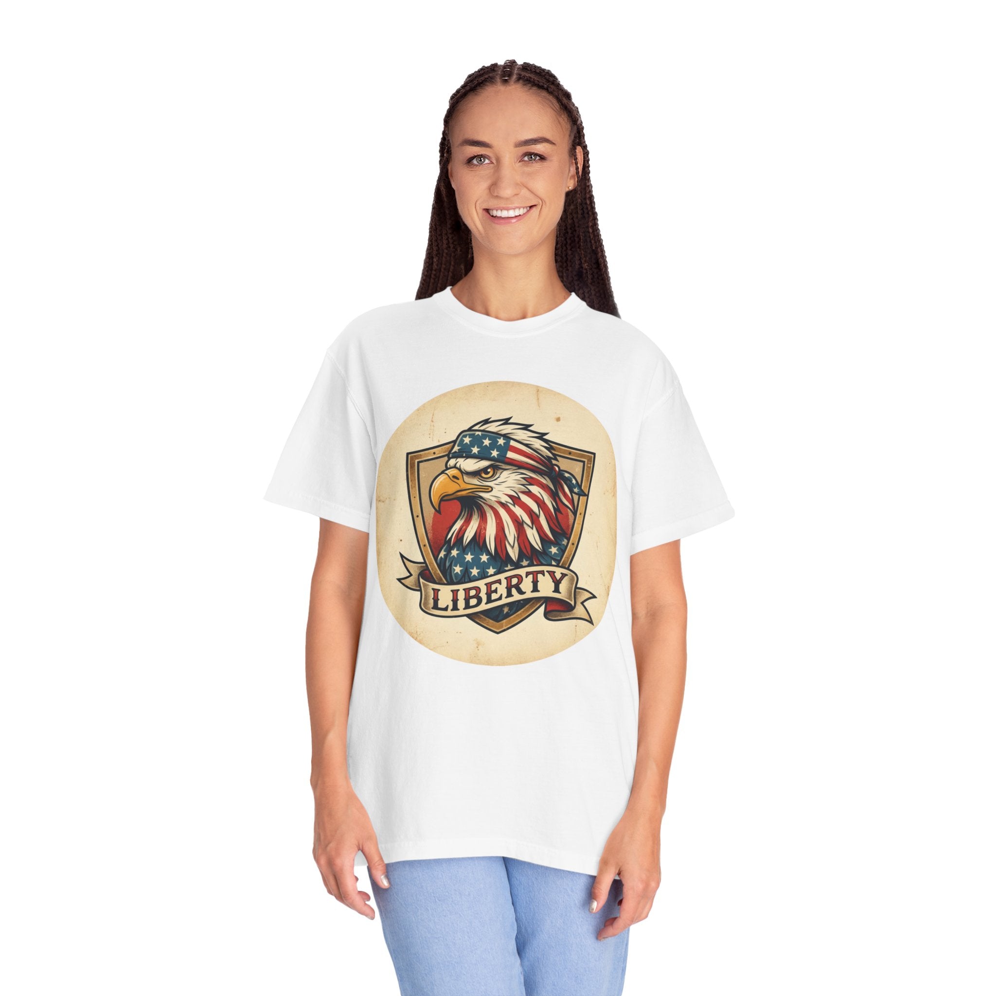 L&L T-Shirt - Liberty Bandana Eagle Design