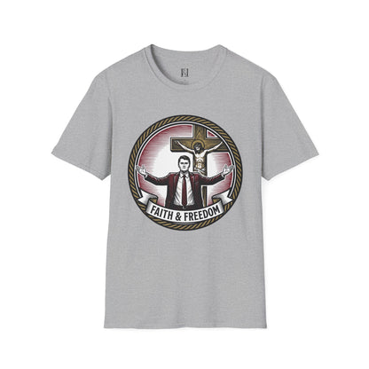 L&L T-Shirt - Charlie Kirk: Faith & Freedom