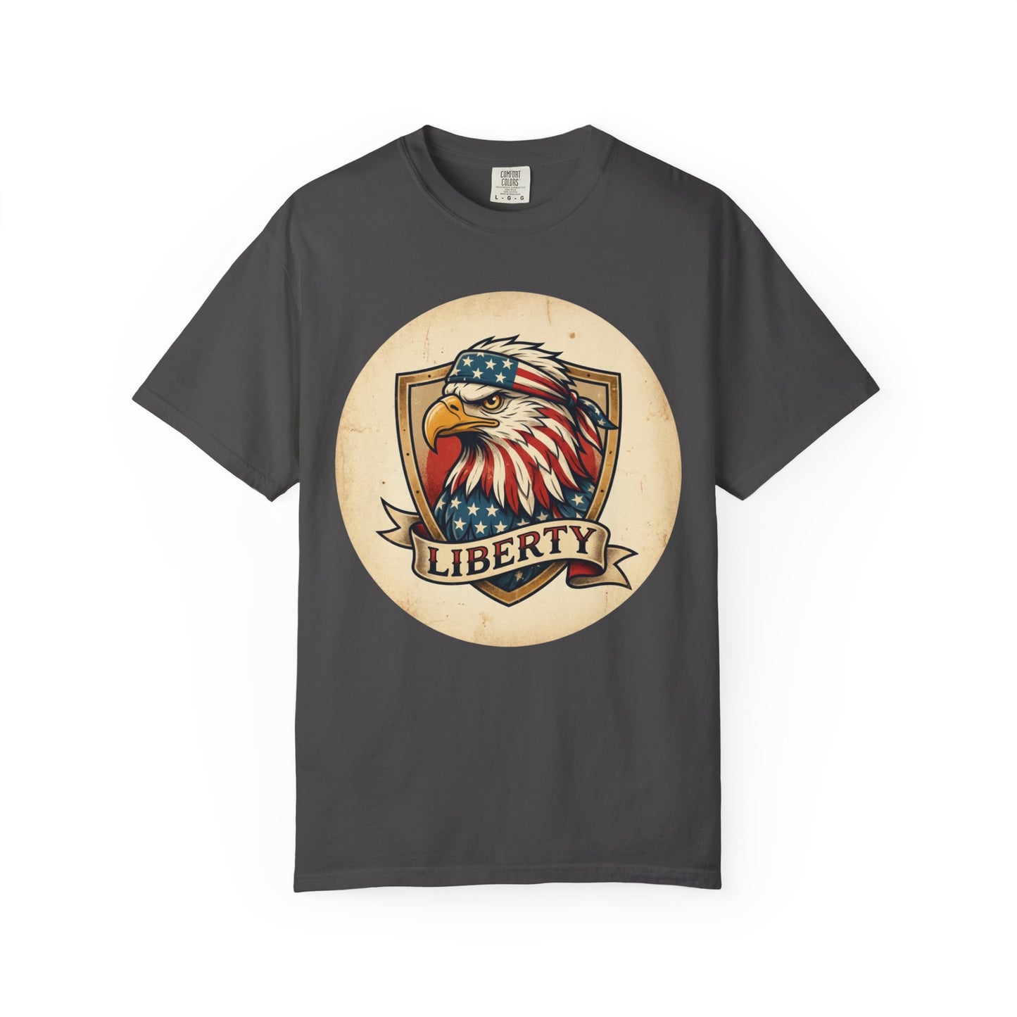 L&L T-Shirt - Liberty Bandana Eagle Design