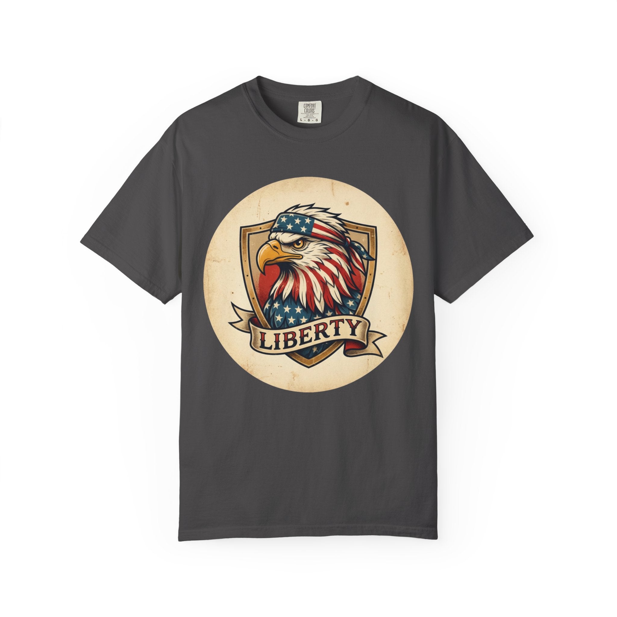 L&L T-Shirt - Liberty Bandana Eagle Design