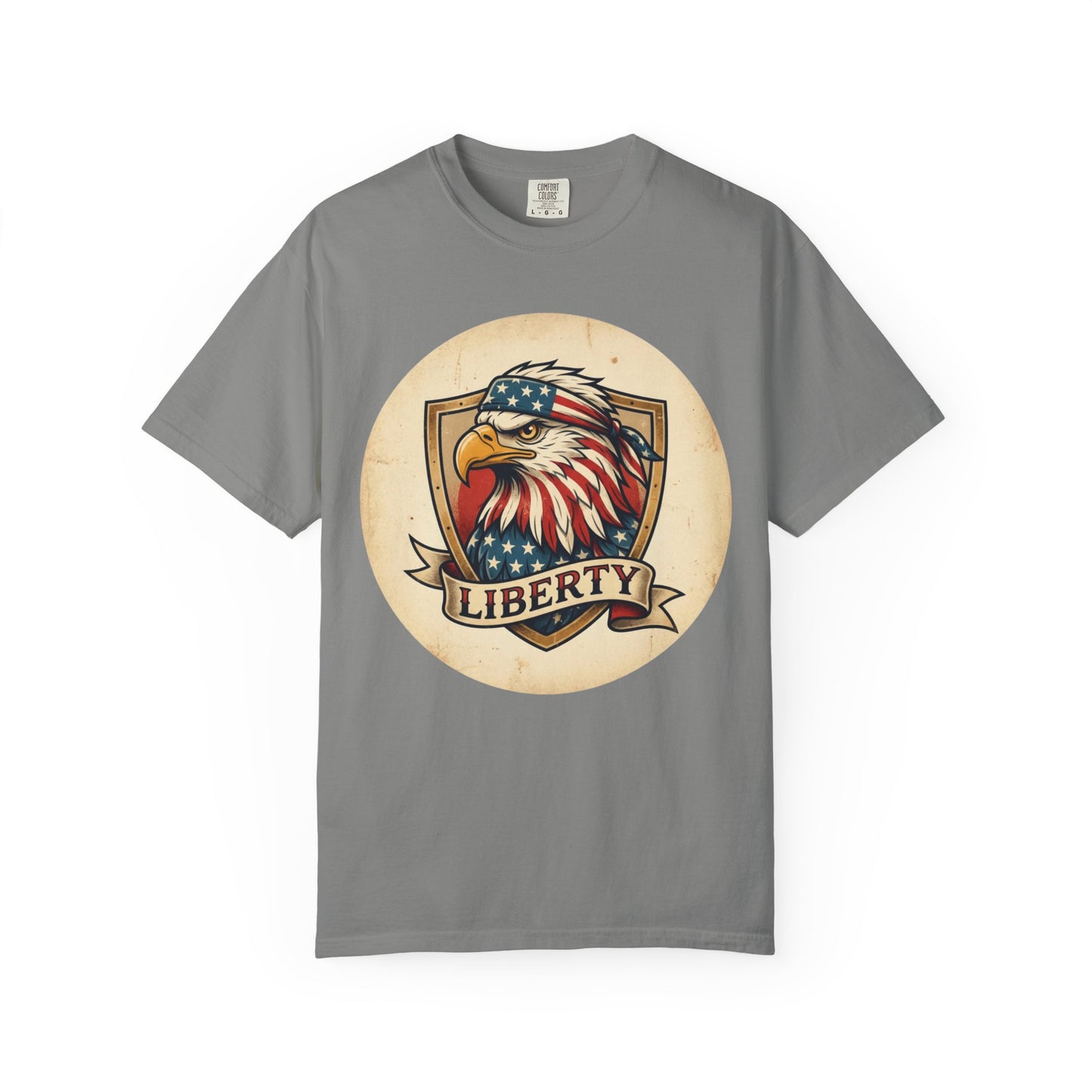 L&L T-Shirt - Liberty Bandana Eagle Design