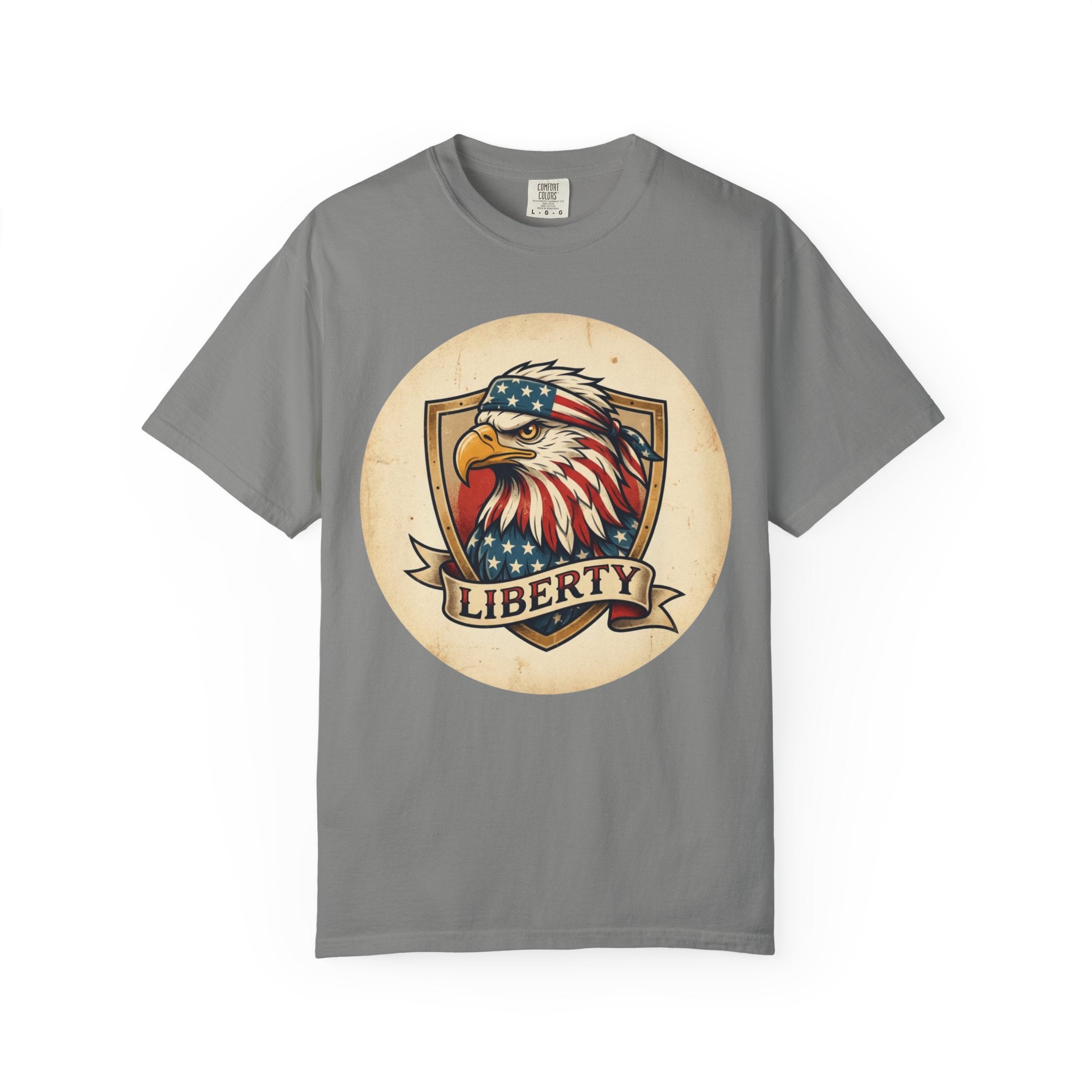 L&L T-Shirt - Liberty Bandana Eagle Design