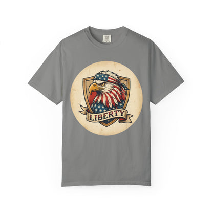 L&L T-Shirt - Liberty Bandana Eagle Design