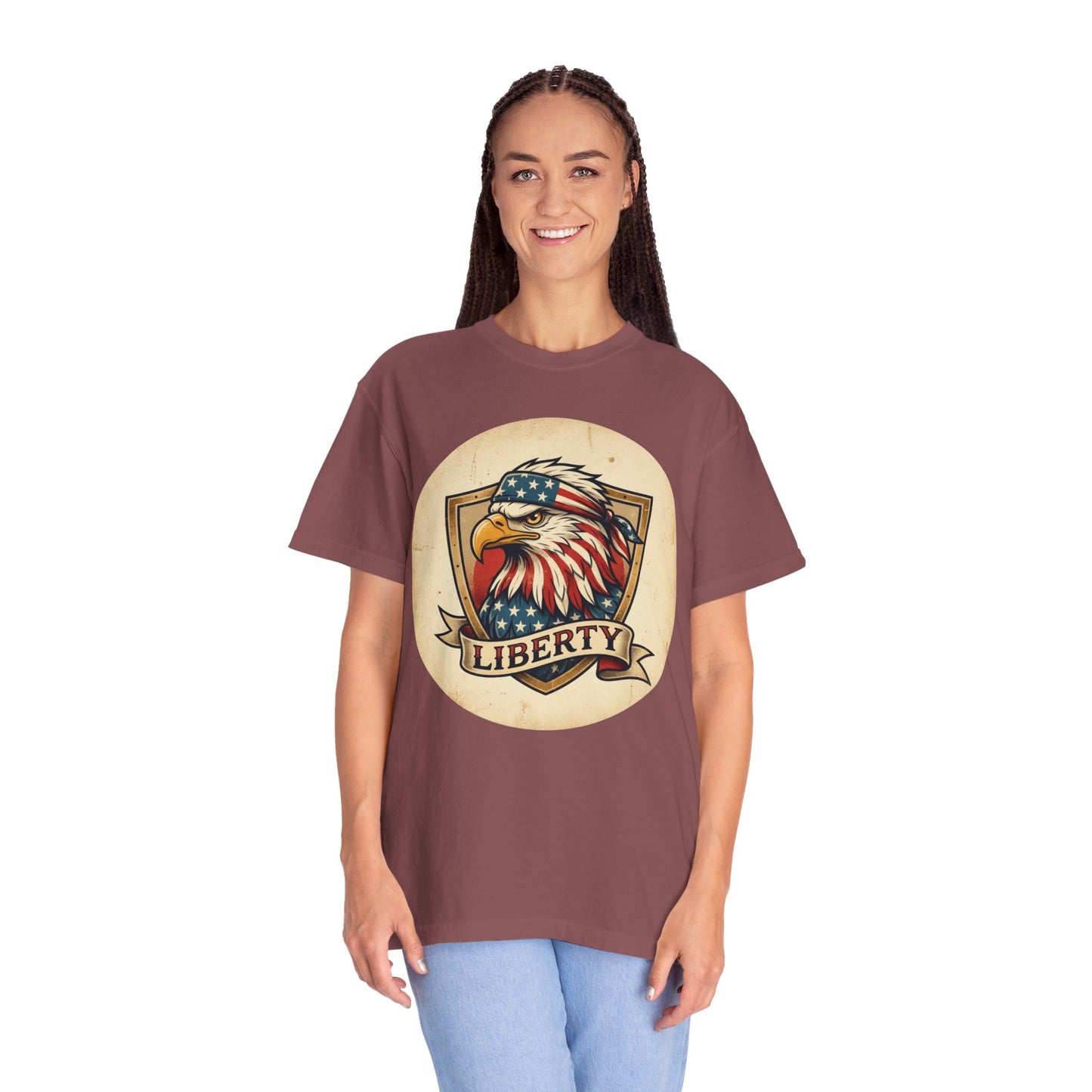 L&L T-Shirt - Liberty Bandana Eagle Design