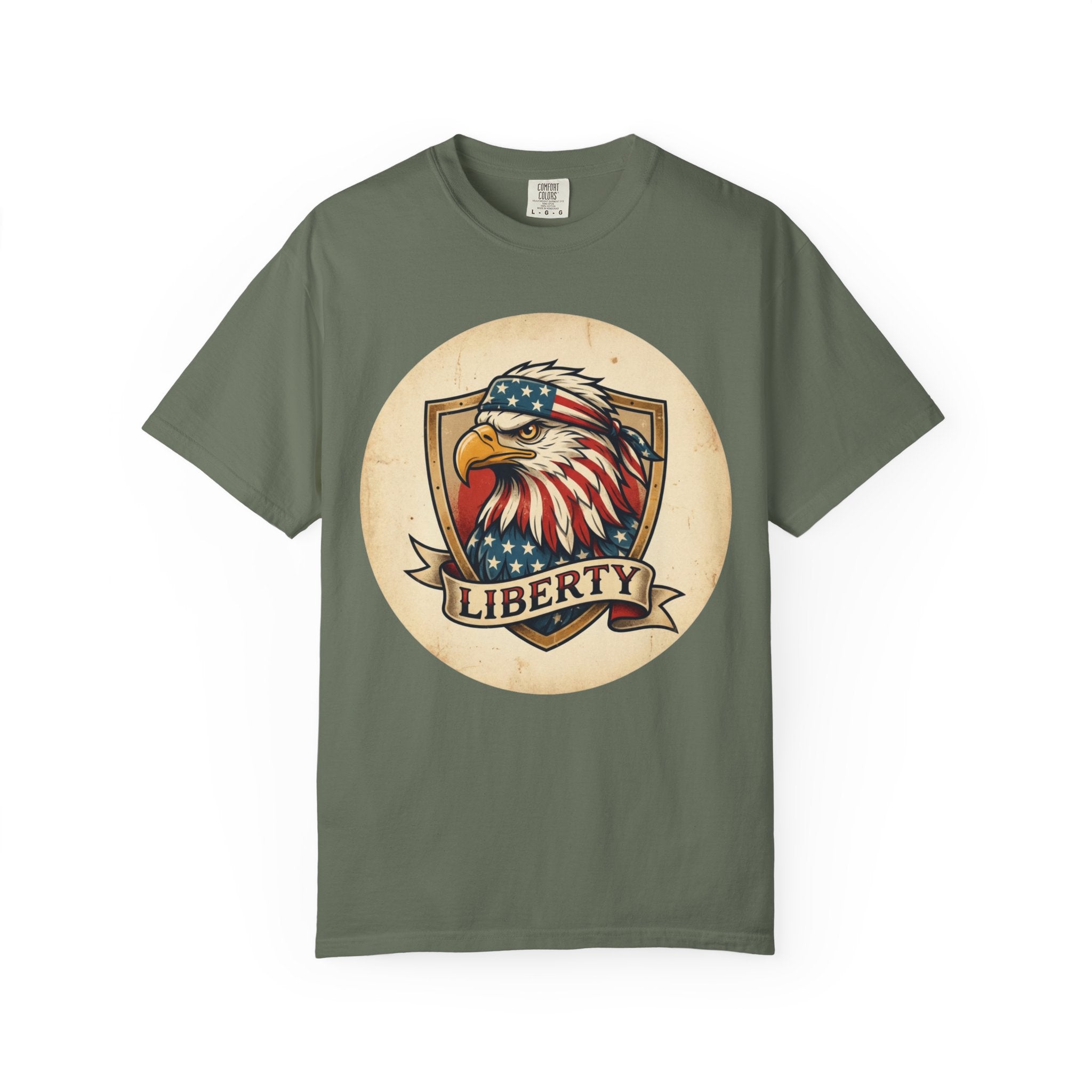 L&L T-Shirt - Liberty Bandana Eagle Design