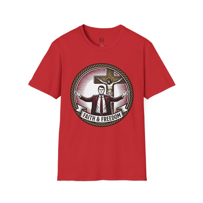 L&L T-Shirt - Charlie Kirk: Faith & Freedom