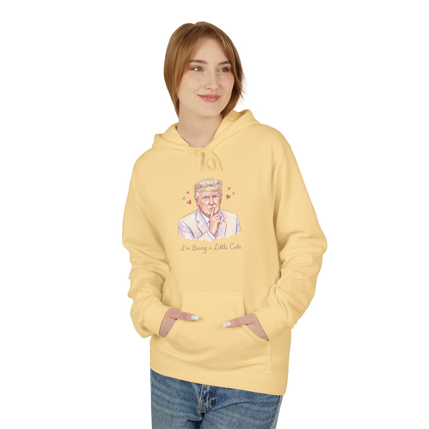 L&L Hoodie - Donald Trump - I'm Being a Little Cute