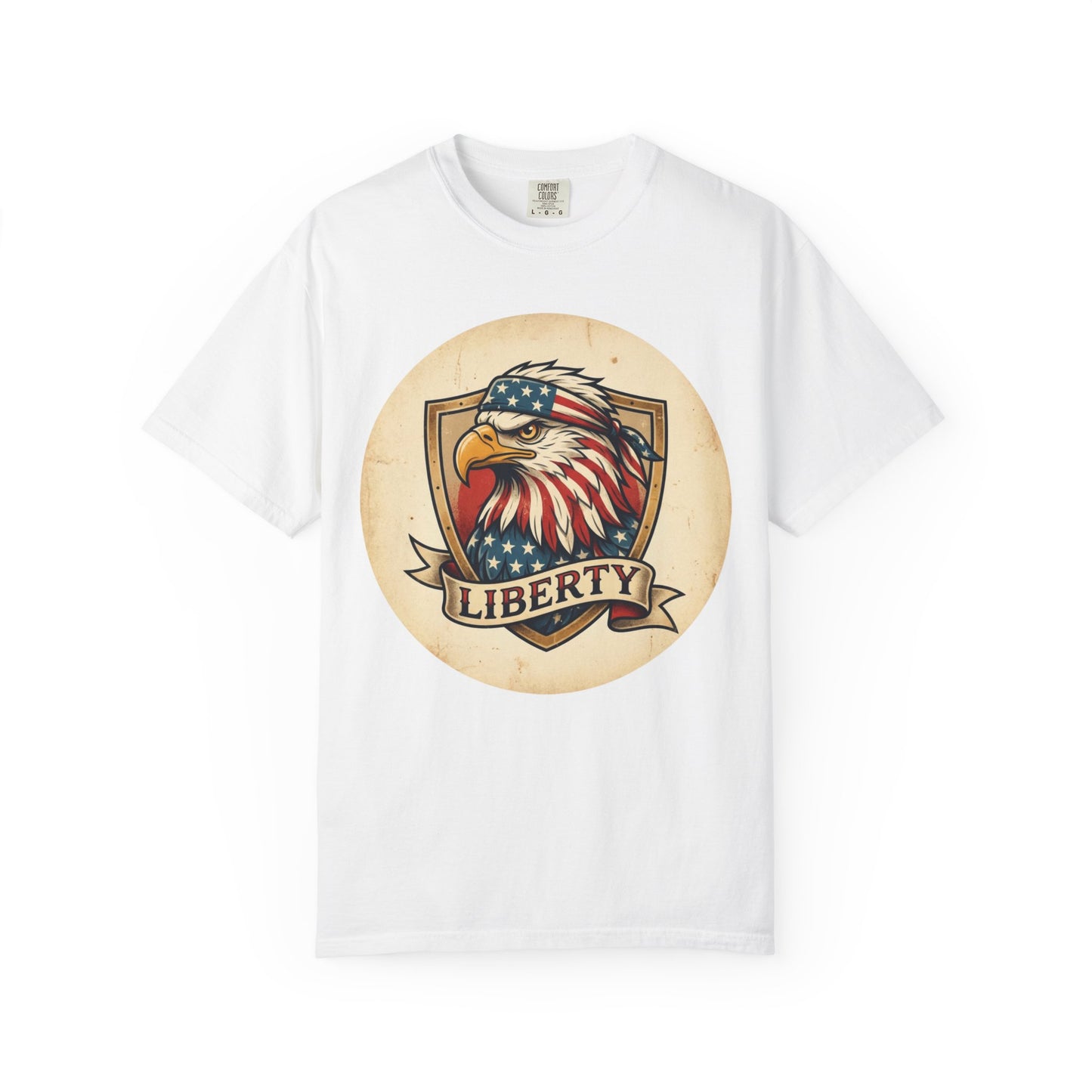 L&L T-Shirt - Liberty Bandana Eagle Design