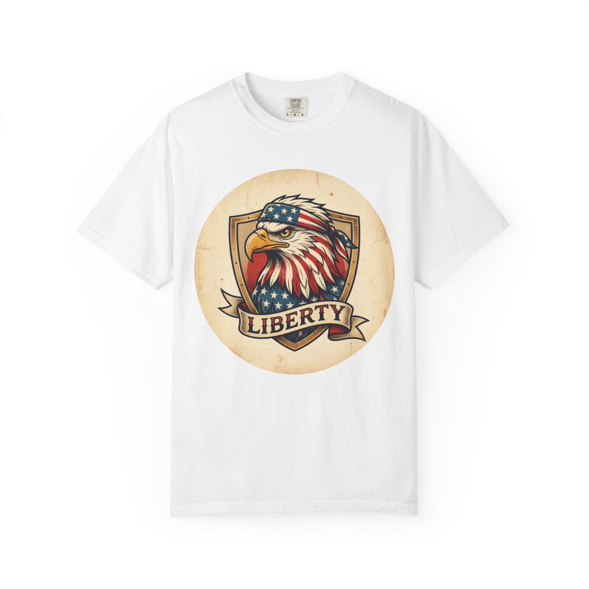 L&L T-Shirt - Liberty Bandana Eagle Design