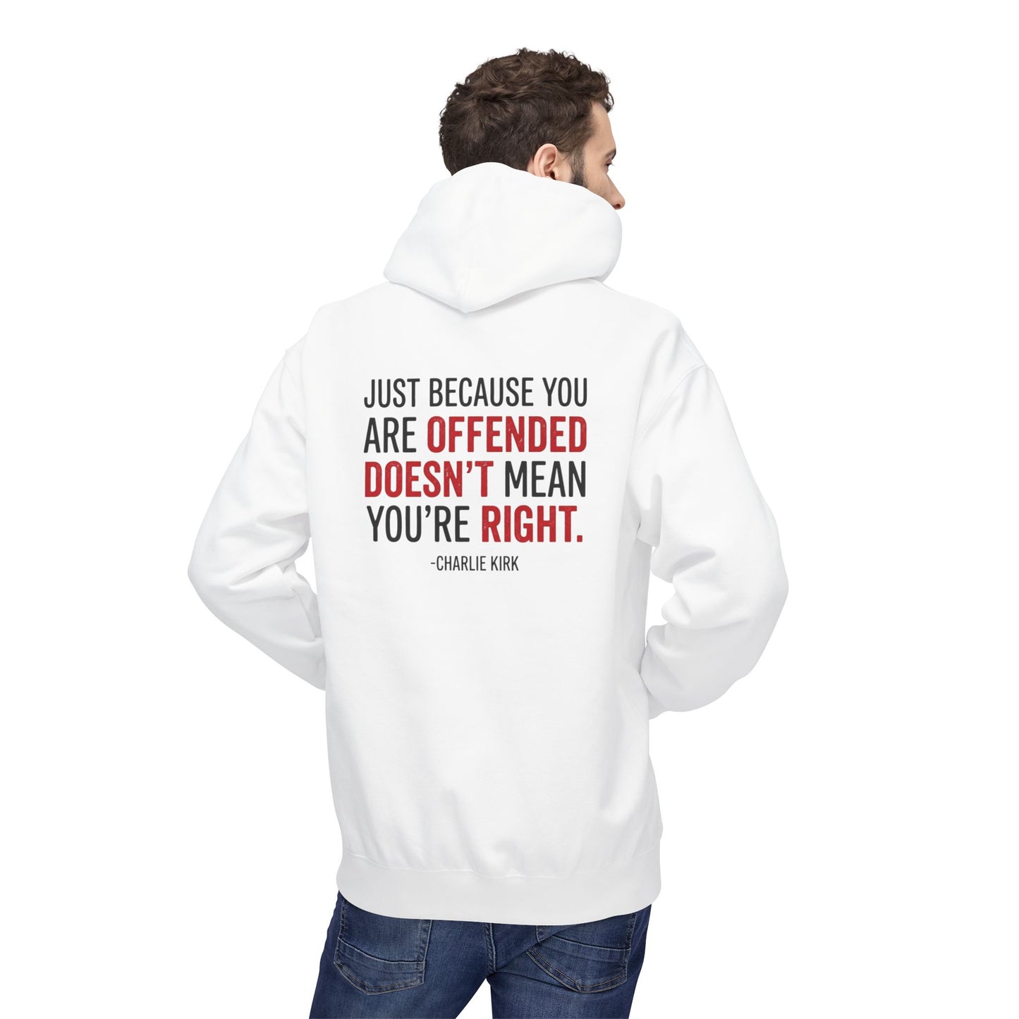 L&L Hoodie - Charlie Kirk: Offended ≠ Right