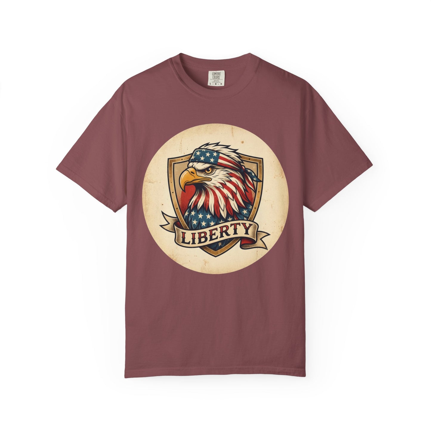L&L T-Shirt - Liberty Bandana Eagle Design
