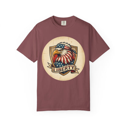 L&L T-Shirt - Liberty Bandana Eagle Design