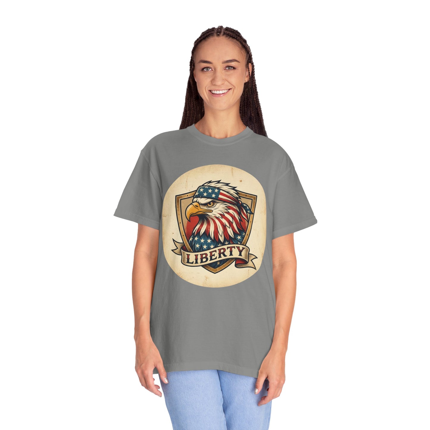 L&L T-Shirt - Liberty Bandana Eagle Design